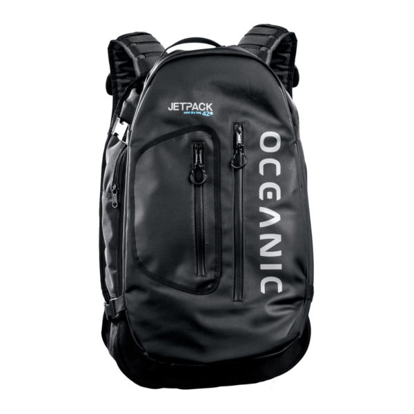 oceanic jetpack bcd becomes a dive bag as pictured here