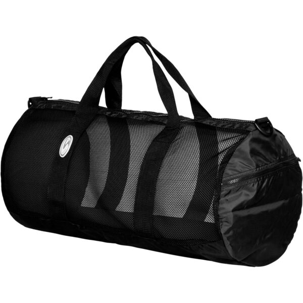 Stahlsac 26" Mesh Duffle Bag Black offers three perfectly sized mesh duffel bags to compliment your fun in the water. Our family of mesh duffels features a heavy duty, snag resistant mesh, 420 denier nylon packcloth reinforced bottom and sides, #10 Y.K.K zipper and a zippered accessory pocket.