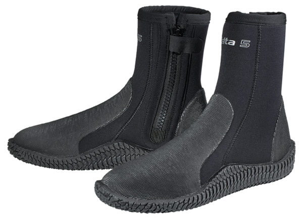 Scubapro Delta Boots 5mm zippered boot with moulding on heal and toe with heavy duty sole
