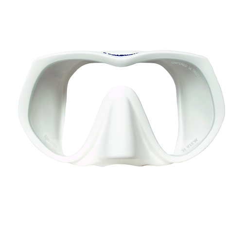 Halcyon H View Mask White Frameless Mask single lens