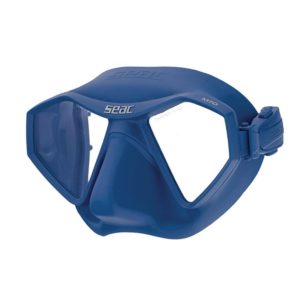 seat m70 mask with tear drop lenses very low profile blue