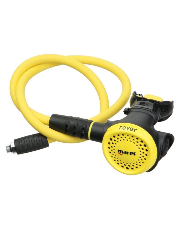 mares rover octopus regulator with yellow cover and hose