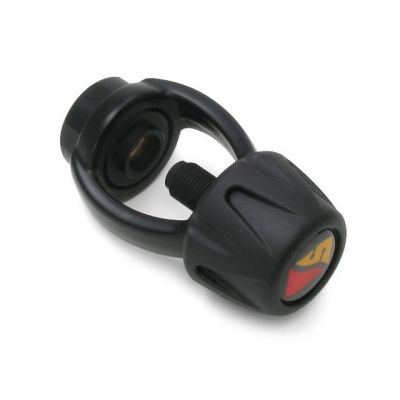 Dive Rite Din to Yoke Adapter Black with soft grip knob