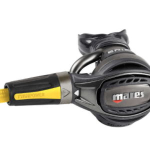 mares epic adj octopus regulator second stage with yellow hose