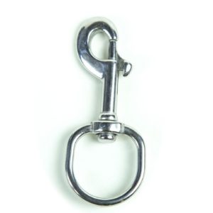 halcyon stainless steel bolt snap medium with large eyelet