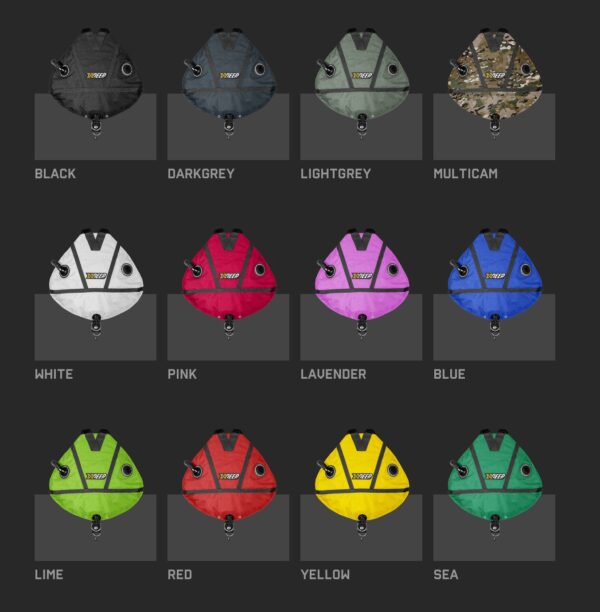 xDEEP Stealth 2.0 Sidemount Harness Colours