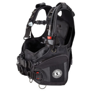 scubapro x black bcd is a jacket wrap around style bcd that hugs the sides and stomach. Black with integrated bcd inflator and alternate air source
