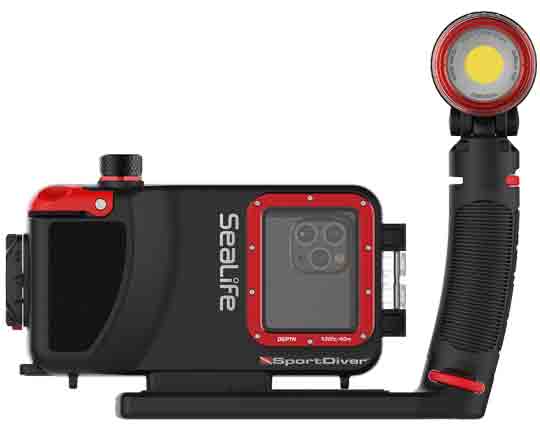 SeaLife Sport Diver Pro 2500 Smart Phone Case and Light Set