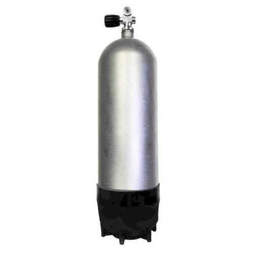 Faber LG85 Hot Dip Galvanized Scuba Tank with Valve and Boot