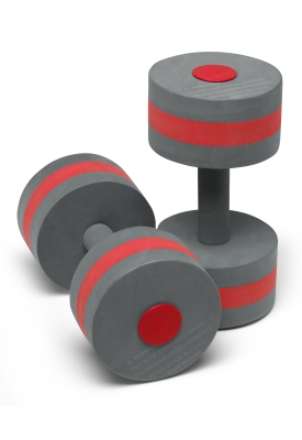 speedo aquatic fitness barbells with soft grip for Aquafit workouts