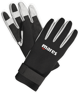 mares amara glove a 2mm amara palm with neoprene backing and velcro straps