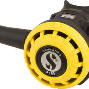 scubapro R195 octopus regulator yellow cover with yellow hose