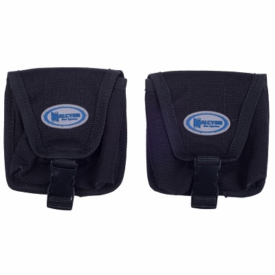 halcyon trim weight pockets with velcro closer and male/female quick release connector