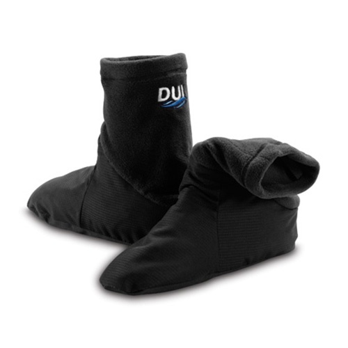 dui xm450 socks with thin slate foot and polartec top