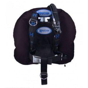 halcyon explorer MC System with 55lb wing stainless steel backplate, harness and crotch strap