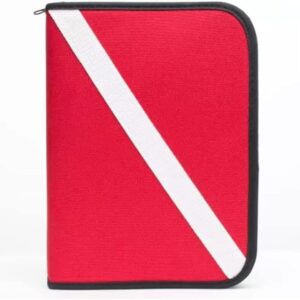 Diver's Log Book Red Dive Flag