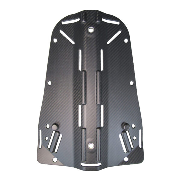 Halcyon Carbon Fiber Pro Backplate Black with STA Slots Bare