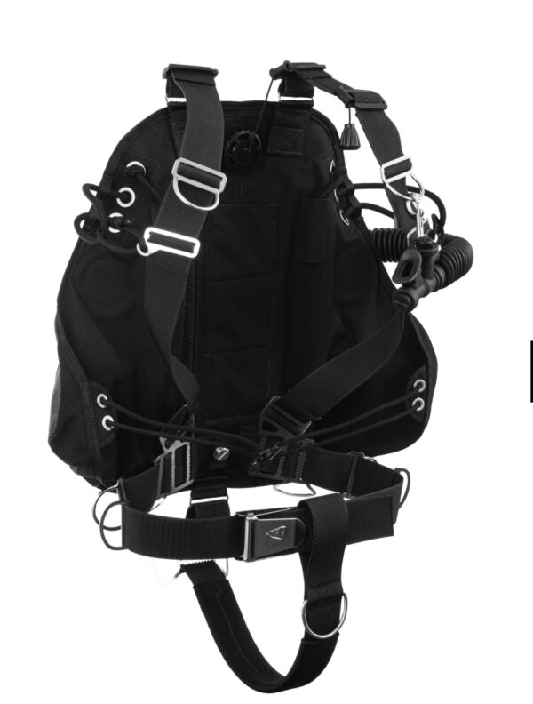 Dive Rite Nomad Ray Sidemount BCD harness all black